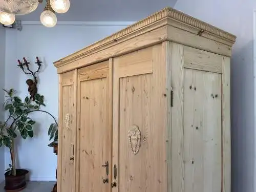 Jugendstil Dielenschrank Bauernschrank Kleiderkasten Zerlegbar G1622