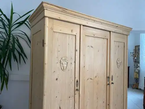 Jugendstil Dielenschrank Bauernschrank Kleiderkasten Zerlegbar G1622