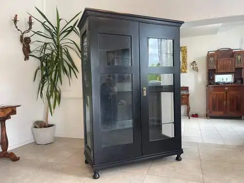 Sale Jugendstil Vitrine / Bücherschrank/ Antiquität / Originalstück G1616