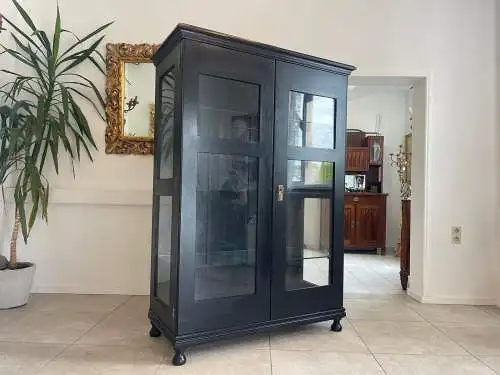 Sale Jugendstil Vitrine / Bücherschrank/ Antiquität / Originalstück G1616
