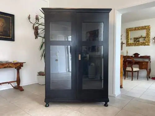 Sale Jugendstil Vitrine / Bücherschrank/ Antiquität / Originalstück G1616
