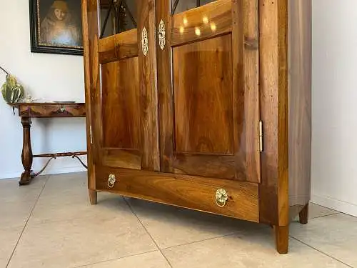 SALE Restaurierte Biedermeier Vitrine Bücherschrank Glasschrank ANTIQUITÄT G1340