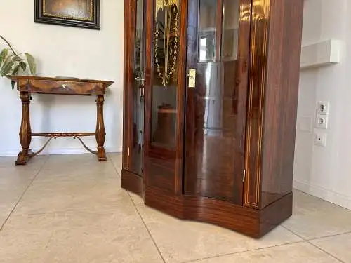 Restauriertes Jugendstil Kredenz Vitrinenschrank  Bücherschrank Traum Antiquität