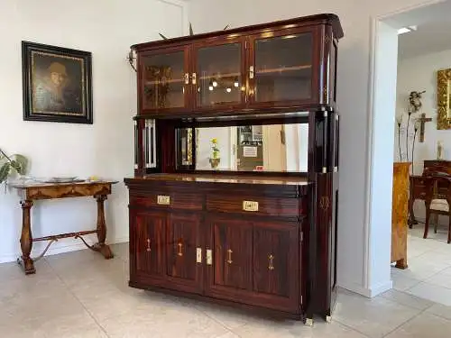 SALE Restauriertes Jugendstil Kredenz Etagere  Bücherschrank Traum Antiquität G1