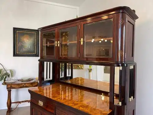 SALE Restauriertes Jugendstil Kredenz Etagere  Bücherschrank Traum Antiquität G1