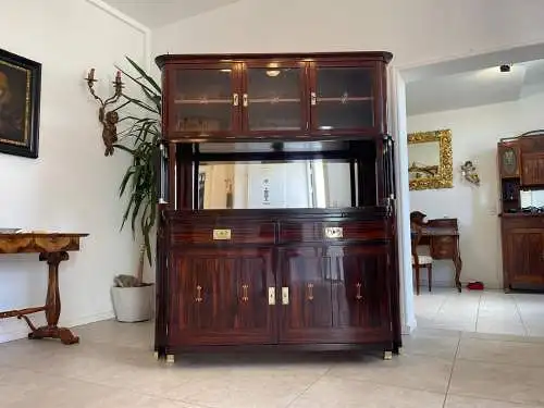 SALE Restauriertes Jugendstil Kredenz Etagere  Bücherschrank Traum Antiquität G1