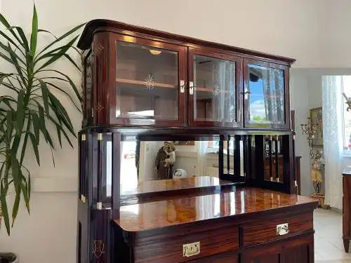SALE Restauriertes Jugendstil Kredenz Etagere  Bücherschrank Traum Antiquität G1