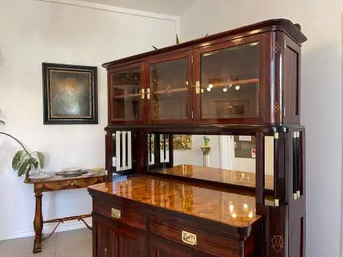 SALE Restauriertes Jugendstil Kredenz Etagere  Bücherschrank Traum Antiquität G1