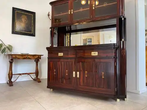 SALE Restauriertes Jugendstil Kredenz Etagere  Bücherschrank Traum Antiquität G1
