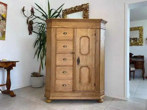 Uriger Biedermeier Brotschrank Almerschrank Speiskasten Bauernkasten G1648