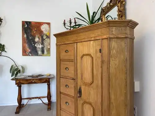 Uriger Biedermeier Brotschrank Almerschrank Speiskasten Bauernkasten G1648