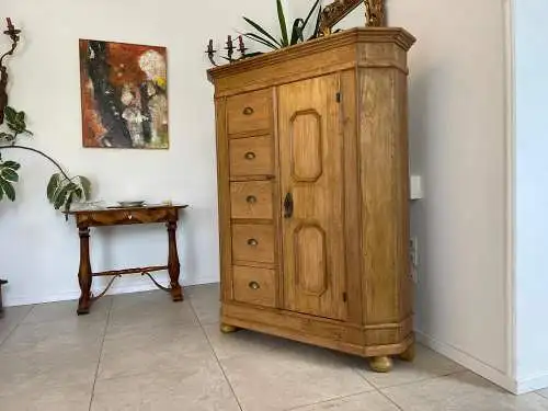 Uriger Biedermeier Brotschrank Almerschrank Speiskasten Bauernkasten G1648
