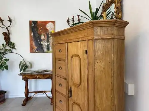 Uriger Biedermeier Brotschrank Almerschrank Speiskasten Bauernkasten G1648