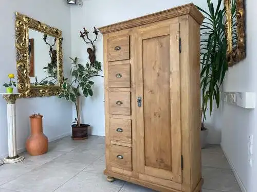 Uriger Biedermeier Brotschrank Almerschrank Vorratskasten Kasten Antik G1659