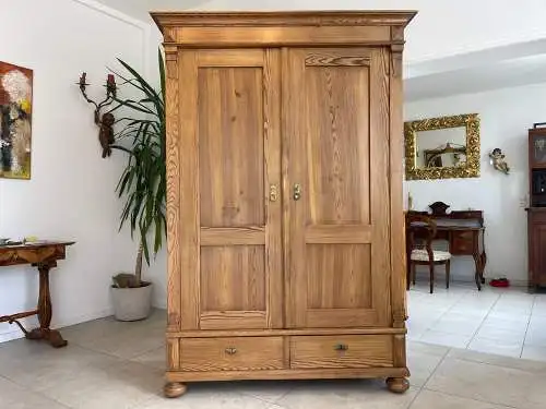 Bauernschrank Gründerzeit Hallenschrank Kasten Antiquität Kleiderschrank G1658
