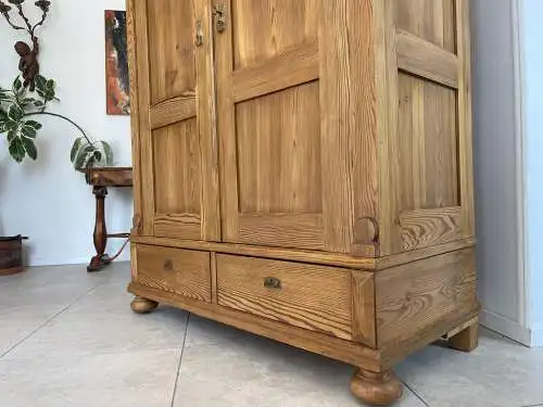 Bauernschrank Gründerzeit Hallenschrank Kasten Antiquität Kleiderschrank G1658