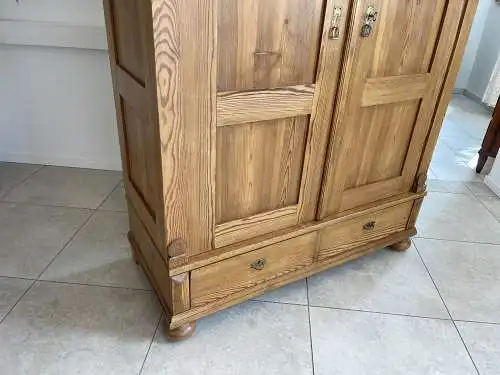 Bauernschrank Gründerzeit Hallenschrank Kasten Antiquität Kleiderschrank G1658