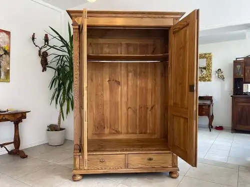 Bauernschrank Gründerzeit Hallenschrank Kasten Antiquität Kleiderschrank G1658