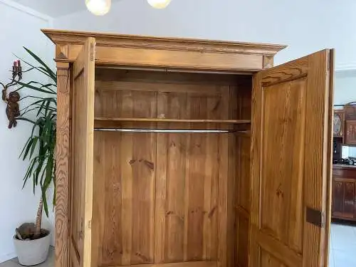 Bauernschrank Gründerzeit Hallenschrank Kasten Antiquität Kleiderschrank G1658