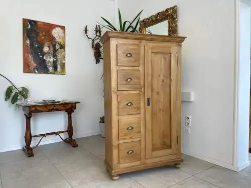 Alter Biedermeier Brotschrank Almerschrank Vorratskasten Bauernschrank Kasten G1