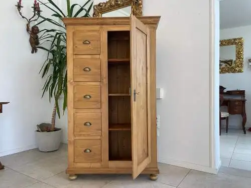 Alter Biedermeier Brotschrank Almerschrank Vorratskasten Bauernschrank Kasten G1