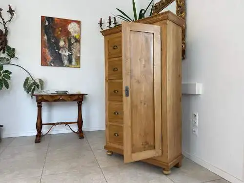 Alter Biedermeier Brotschrank Almerschrank Vorratskasten Bauernschrank Kasten G1