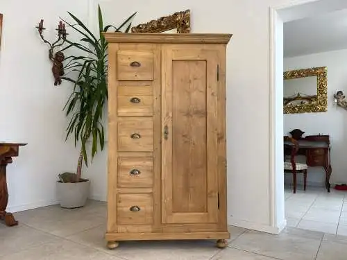 Antiker Biedermeier Brotschrank Almerschrank Vorratskasten Bauernkasten G1657