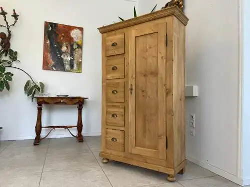 Antiker Biedermeier Brotschrank Almerschrank Vorratskasten Bauernkasten G1657