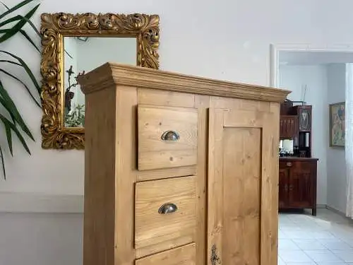 Antiker Biedermeier Brotschrank Almerschrank Vorratskasten Bauernkasten G1657