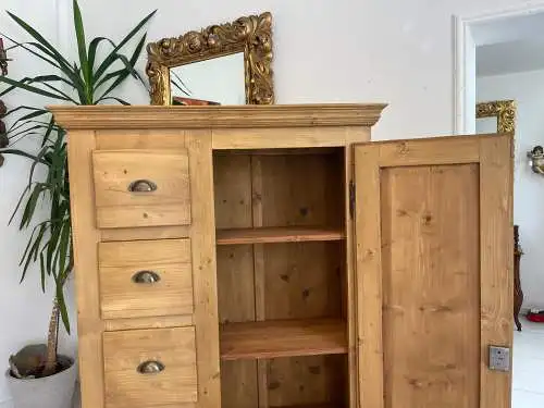 Antiker Biedermeier Brotschrank Almerschrank Vorratskasten Bauernkasten G1657