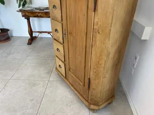 Uriger Biedermeier Brotschrank Almerschrank Vorratskasten Bauernkasten G1650