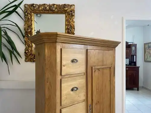 Uriger Biedermeier Brotschrank Almerschrank Vorratskasten Bauernkasten G1650
