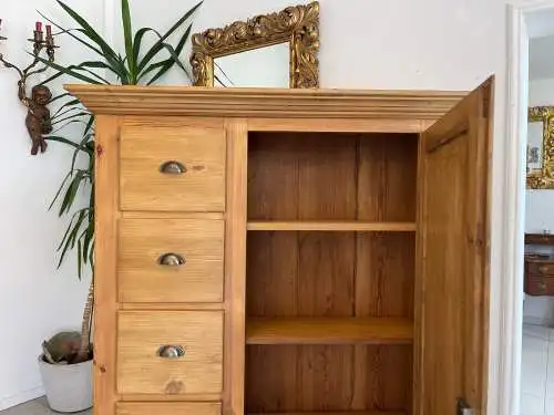 Alter Biedermeier Brotschrank Almerschrank Vorratskasten Kasten G1654