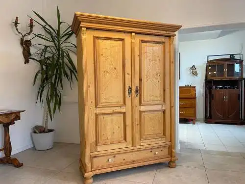 Gründerzeit Bauernschrank Bauernkasten Hallenschrank Kleiderkasten G1691