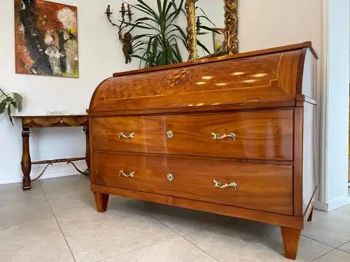 Sale Restauriert Barocker Sekretär Schreibtisch Wurzelholz G1682
