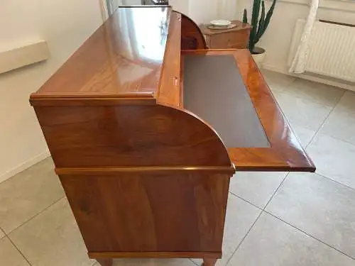 Sale Restauriert Barocker Sekretär Schreibtisch Wurzelholz G1682