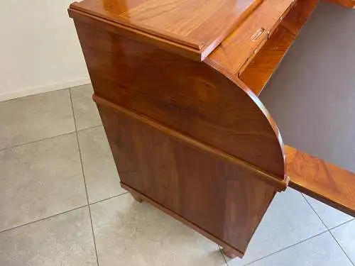 Sale Restauriert Barocker Sekretär Schreibtisch Wurzelholz G1682