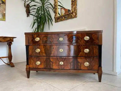 Sale Restaurierte Biedermeier Kommode Schwarze Lasenen Antiquität G1676