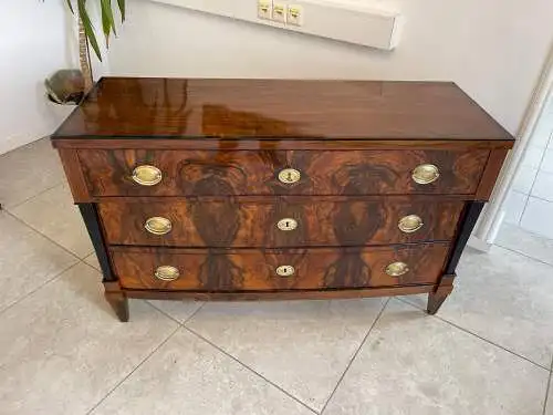 Sale Restaurierte Biedermeier Kommode Schwarze Lasenen Antiquität G1676