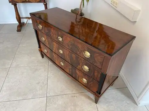 Sale Restaurierte Biedermeier Kommode Schwarze Lasenen Antiquität G1676