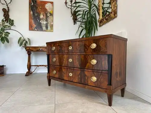 Sale Restaurierte Biedermeier Kommode Schwarze Lasenen Antiquität G1676