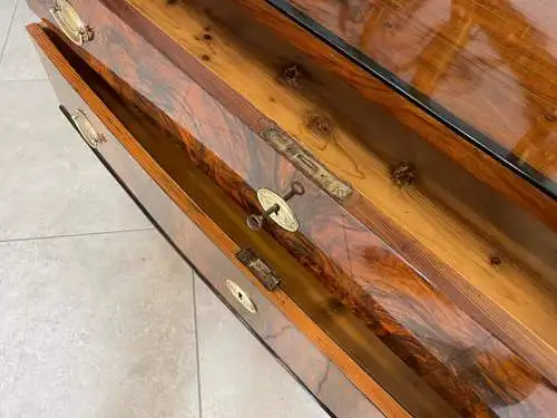 Sale Restaurierte Biedermeier Kommode Schwarze Lasenen Antiquität G1676
