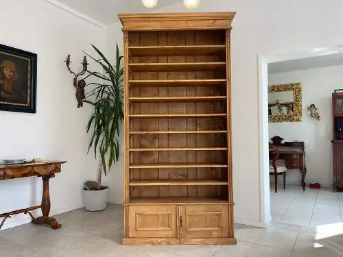 Bücherregal Stellage Gründerzeit Bücherschrank Naturholz G1631
