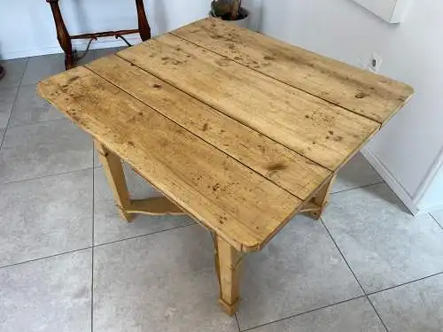 Burgenländischer Jogltisch Bauerntisch Fichtenholz Hüttentisch G1630