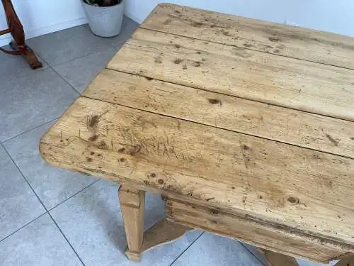 Burgenländischer Jogltisch Bauerntisch Fichtenholz Hüttentisch G1630