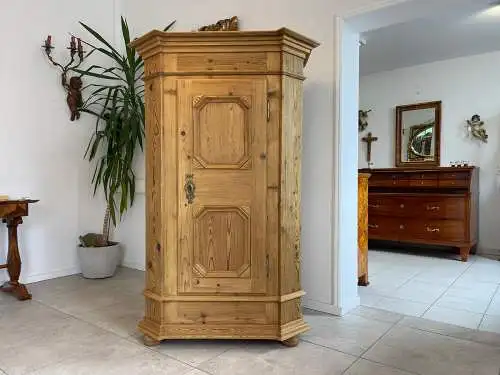 Uriger Brotschrank Almerschrank Vorratsschrank Bauernkasten Antik G1697