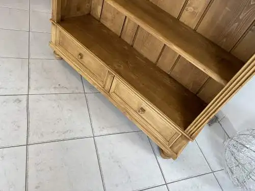Bücherregal Stellage Antikes Gründerzeit Bücherschrank aus Naturholz G1165