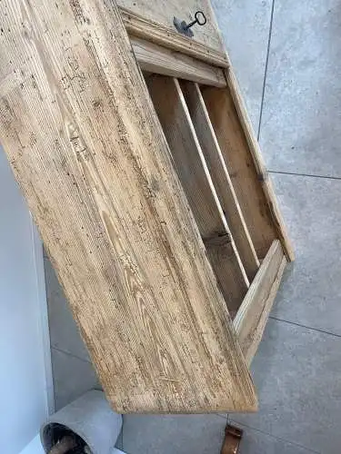 urige Anrichte Bücherregal Brotschrank Ladenschrank Ladenkommode Antik G1698