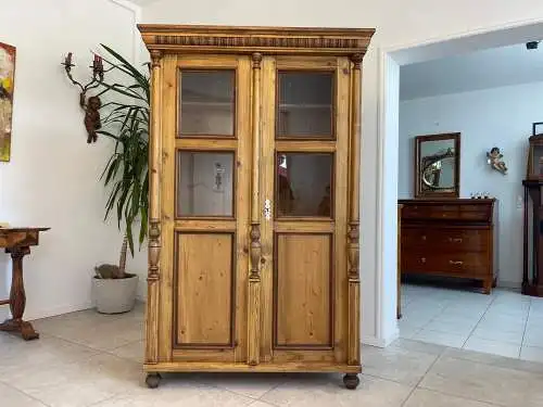 Traum Gründerzeit Kredenz Vitrine  Küchenkredenz Bauernmöbel G1704