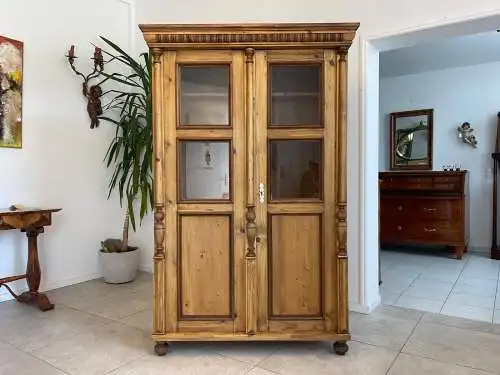 Traum Gründerzeit Kredenz Vitrine  Küchenkredenz Bauernmöbel G1704